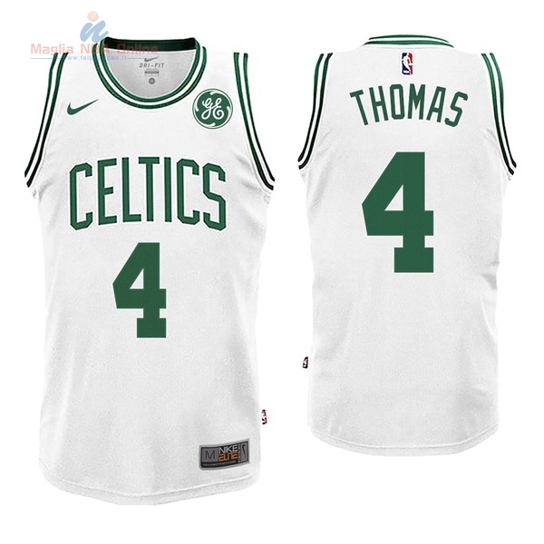Acquista Maglia NBA Nike Boston Celtics #4 Isaiah Thomas Bianco