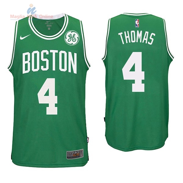 Acquista Maglia NBA Nike Boston Celtics #4 Isaiah Thomas Verde