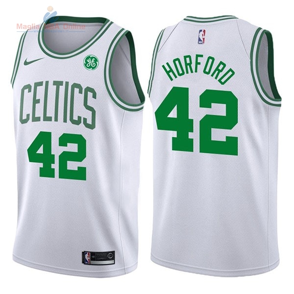Acquista Maglia NBA Nike Boston Celtics #42 Al Horford Bianco