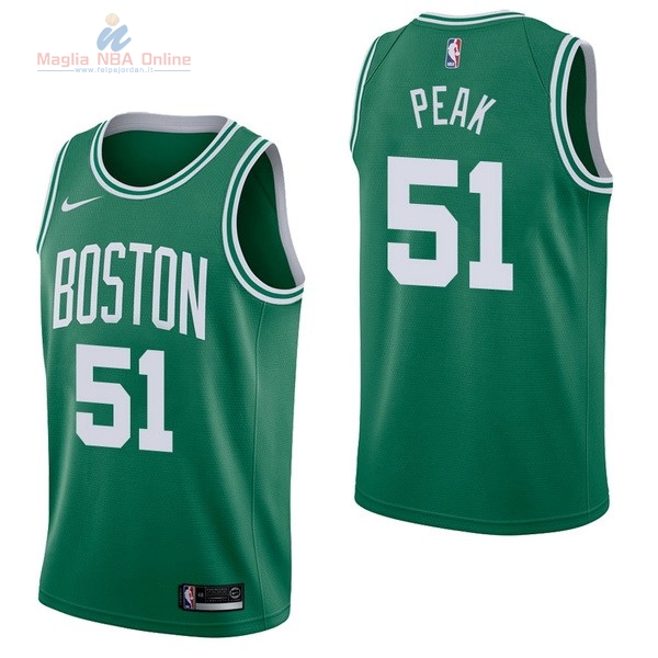 Acquista Maglia NBA Nike Boston Celtics #51 L.J. Peak Verde Icon
