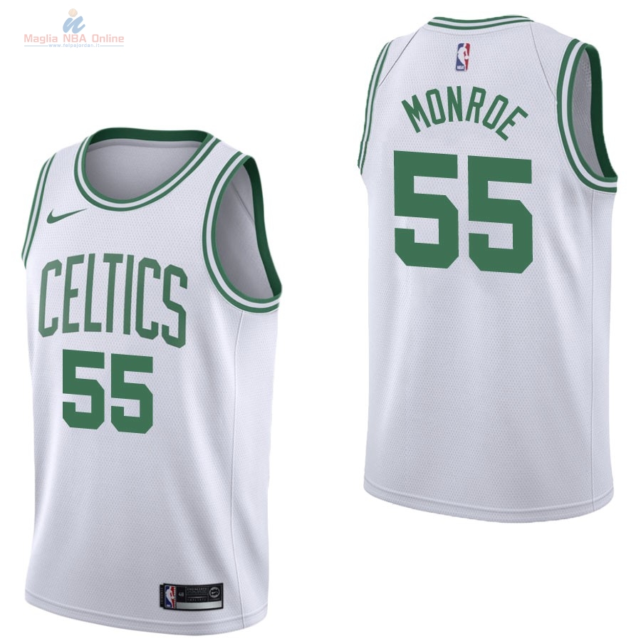 Acquista Maglia NBA Nike Boston Celtics #55 Greg Monroe Bianco Association