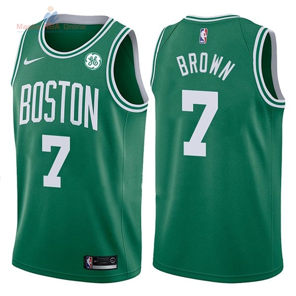 Acquista Maglia NBA Nike Boston Celtics #7 Jaylen Brown Verde