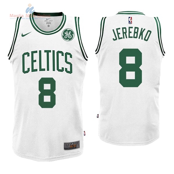 Acquista Maglia NBA Nike Boston Celtics #8 Jonas Jerebko Bianco