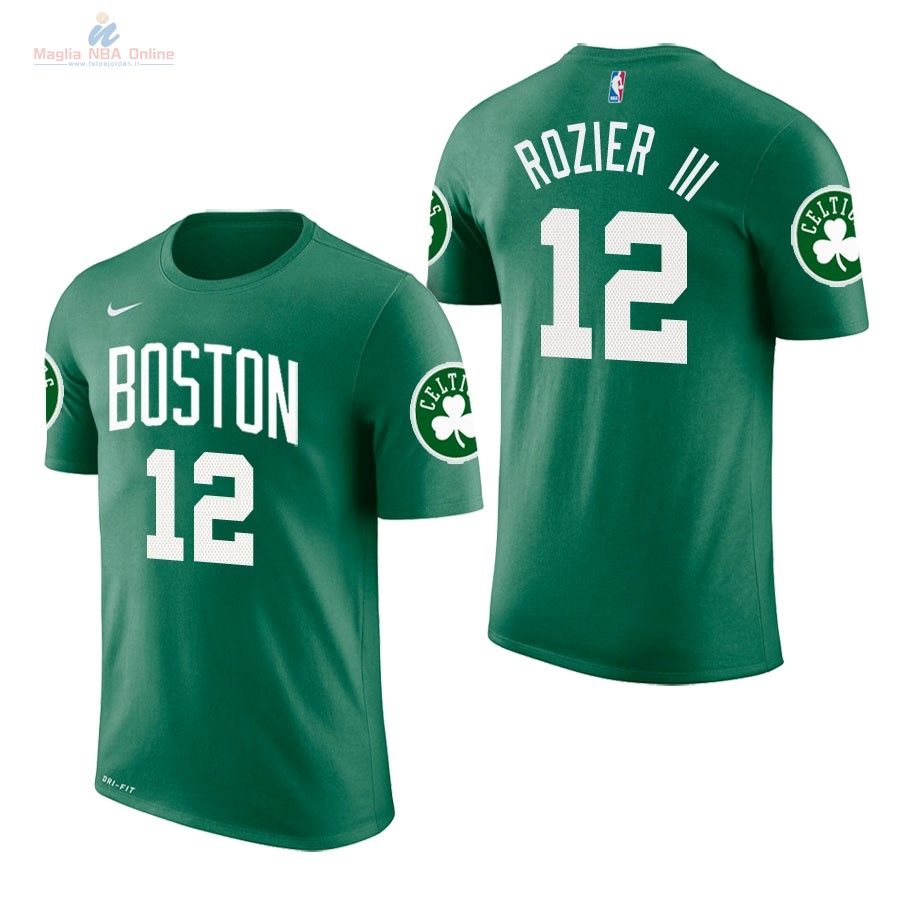 Acquista Maglia NBA Nike Boston Celtics Manica Corta #12 Terry Rozier Verde