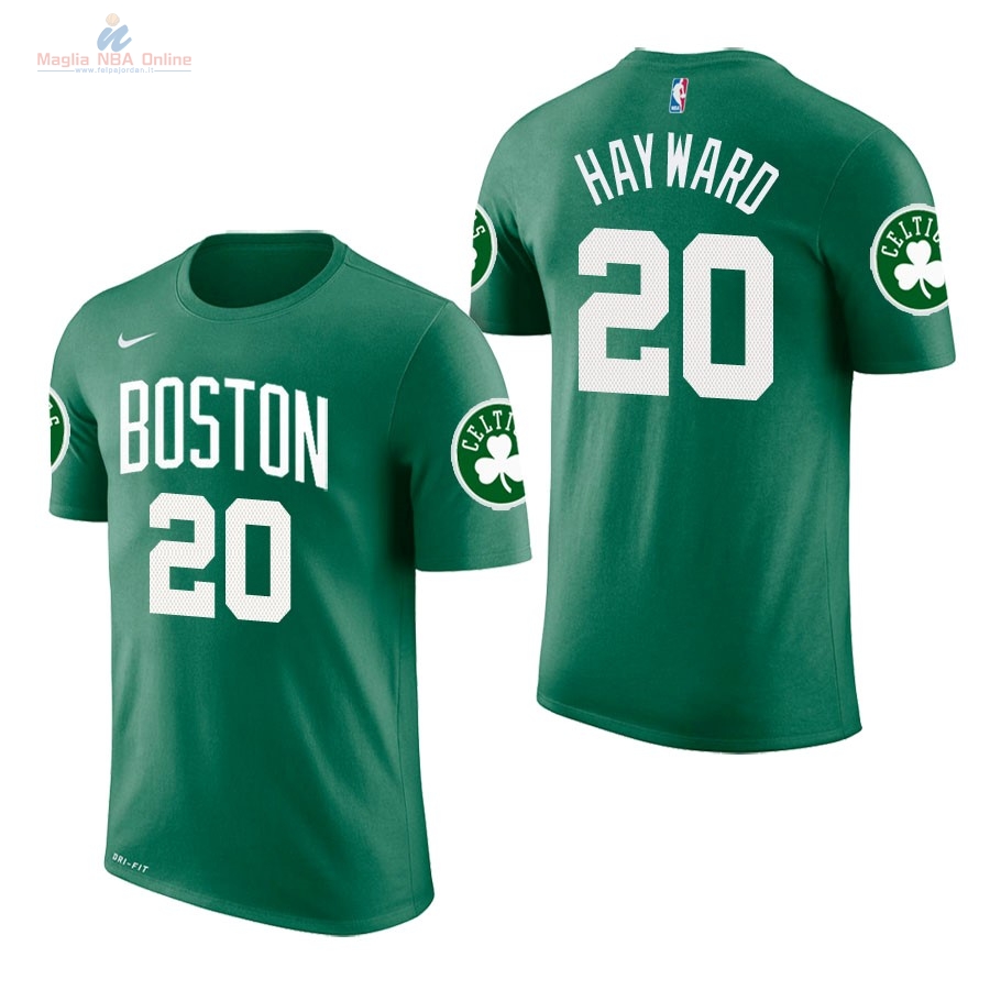 Acquista Maglia NBA Nike Boston Celtics Manica Corta #20 Gordon Hayward Verde