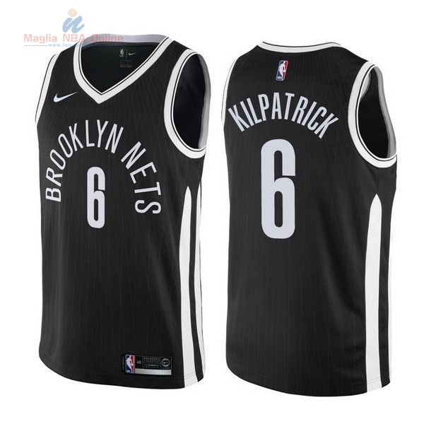 Acquista Maglia NBA Nike Brooklyn Nets #6 Sean Kilpatrick Nike Nero Città
