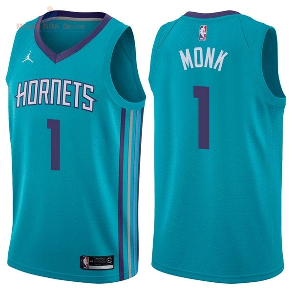 Acquista Maglia NBA Nike Charlotte Hornets #1 Malik Monk Verde Icon