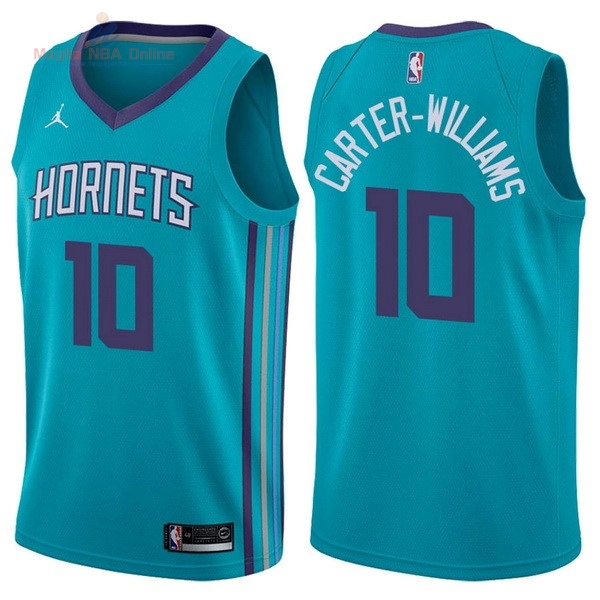 Acquista Maglia NBA Nike Charlotte Hornets #10 Michael Carter Williams Verde Icon