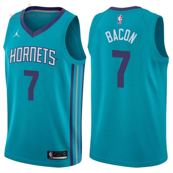 Acquista Maglia NBA Nike Charlotte Hornets #7 Dwayne Bacon Verde Icon