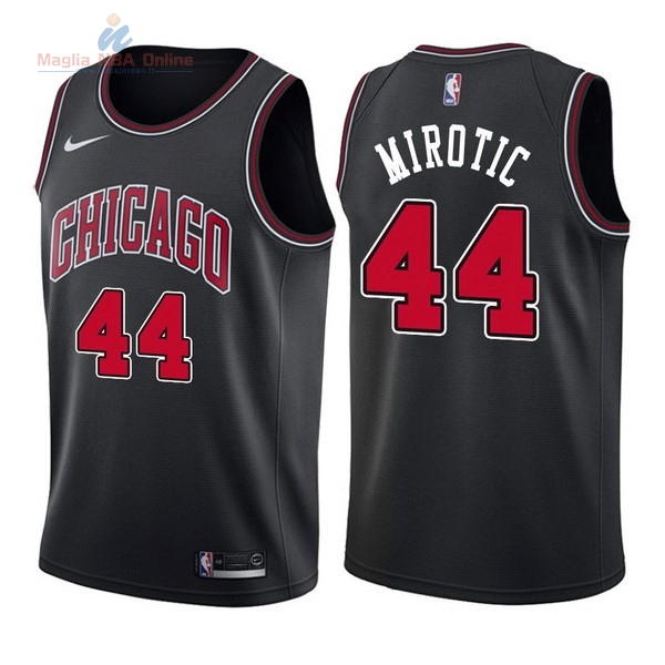 Acquista Maglia NBA Nike Chicago Bulls #44 Nikola Mirotic Nero Statement