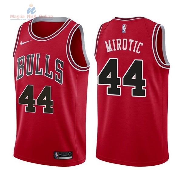 Acquista Maglia NBA Nike Chicago Bulls #44 Nikola Mirotic Rosso Icon