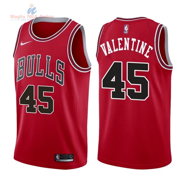 Acquista Maglia NBA Nike Chicago Bulls #45 Denzel Valentine Rosso Icon