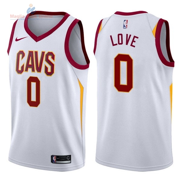 Acquista Maglia NBA Nike Cleveland Cavaliers #0 Kevin Love Bianco Association