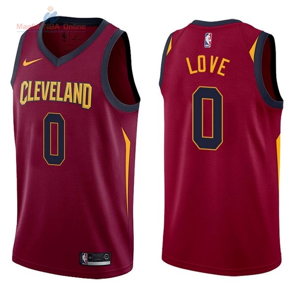 Acquista Maglia NBA Nike Cleveland Cavaliers #0 Kevin Love Rosso Icon