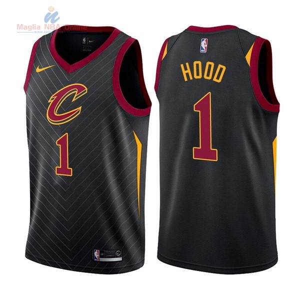 Acquista Maglia NBA Nike Cleveland Cavaliers #1 Derrick Rose Nero Statement