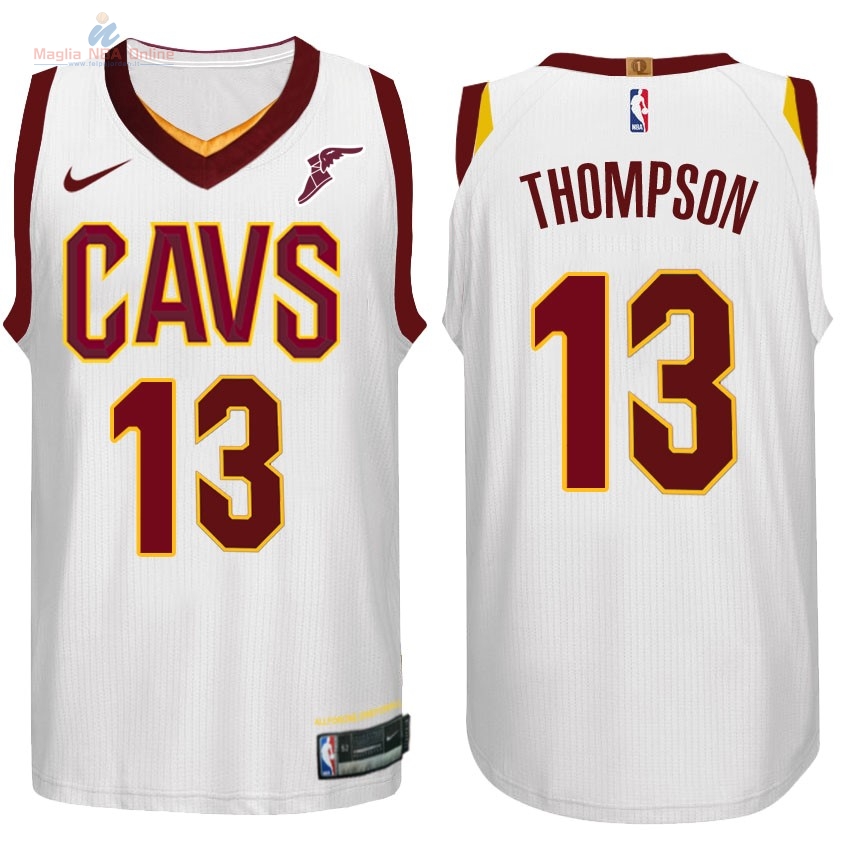 Acquista Maglia NBA Nike Cleveland Cavaliers #13 Tristan Thompson Bianco