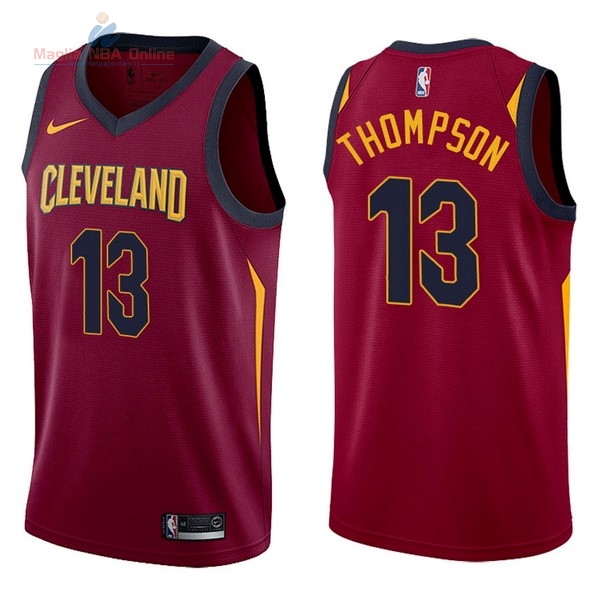 Acquista Maglia NBA Nike Cleveland Cavaliers #13 Tristan Thompson Rosso Icon