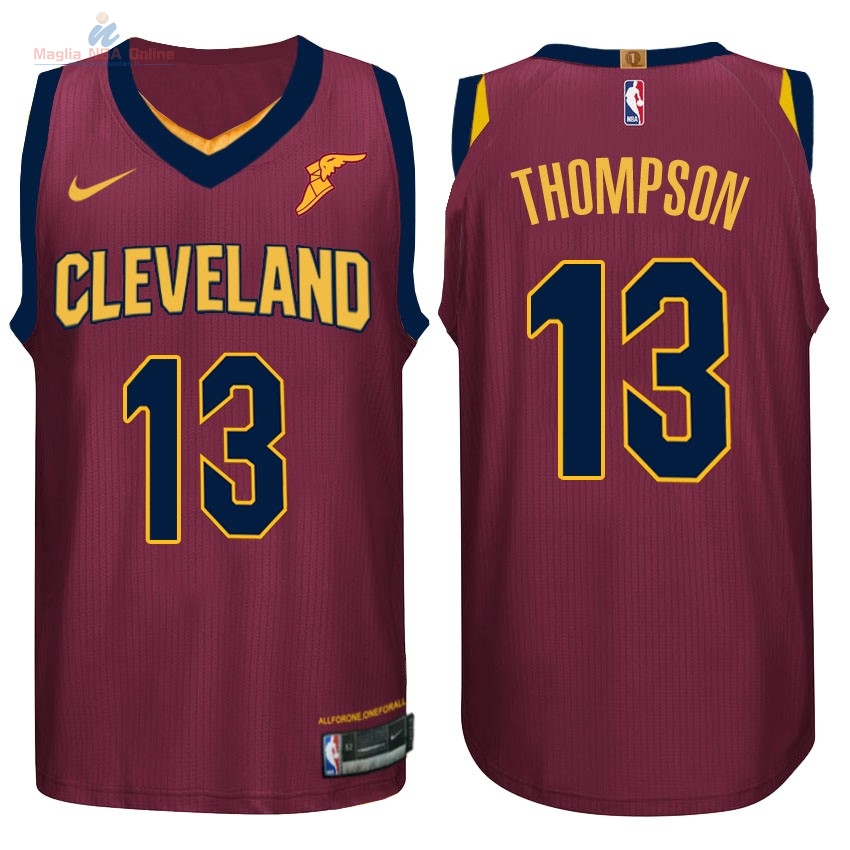 Acquista Maglia NBA Nike Cleveland Cavaliers #13 Tristan Thompson Rosso