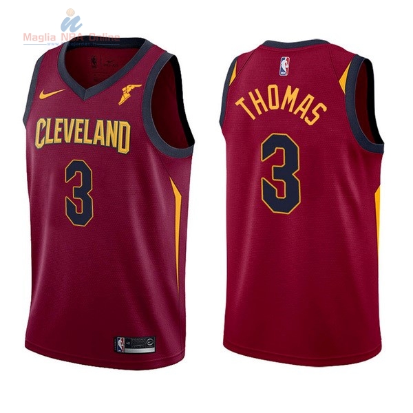 Acquista Maglia NBA Nike Cleveland Cavaliers #3 Isaiah Thomas Rosso