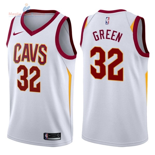 Acquista Maglia NBA Nike Cleveland Cavaliers #32 Jeff Green Bianco Association