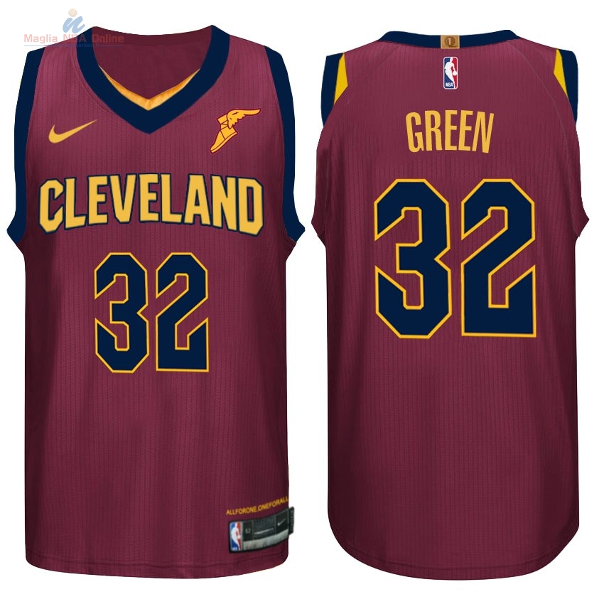 Acquista Maglia NBA Nike Cleveland Cavaliers #32 Jeff Green Rosso