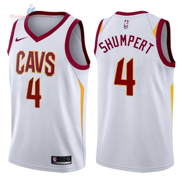 Acquista Maglia NBA Nike Cleveland Cavaliers #4 Iman Shumpert Bianco Association