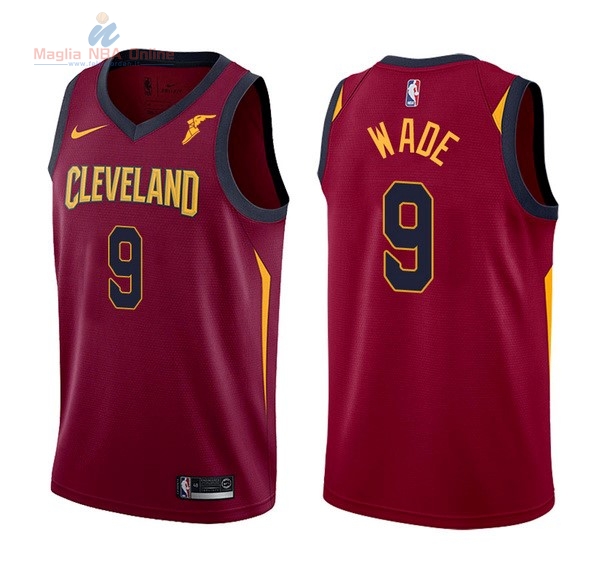 Acquista Maglia NBA Nike Cleveland Cavaliers #9 Dwyane Wade Rosso