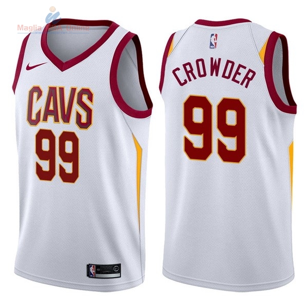 Acquista Maglia NBA Nike Cleveland Cavaliers #99 Jae Crowder Bianco Association