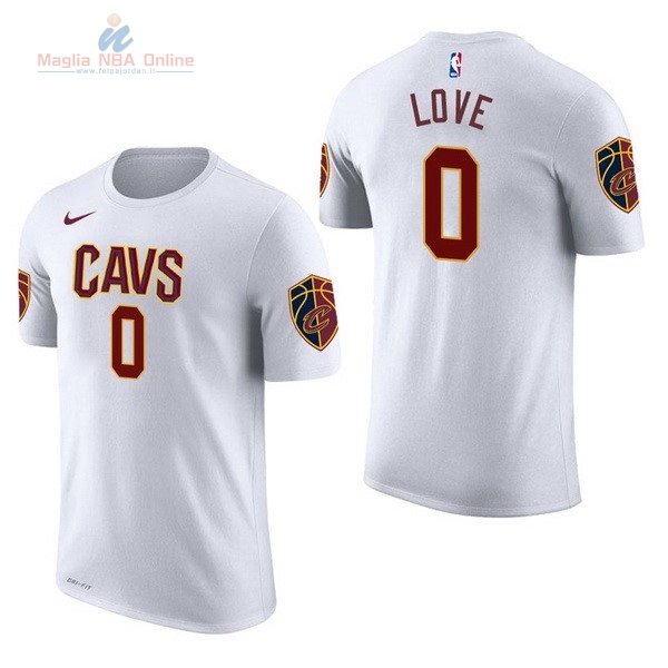 Acquista Maglia NBA Nike Cleveland Cavaliers Manica Corta #0 Kevin Love Bianco