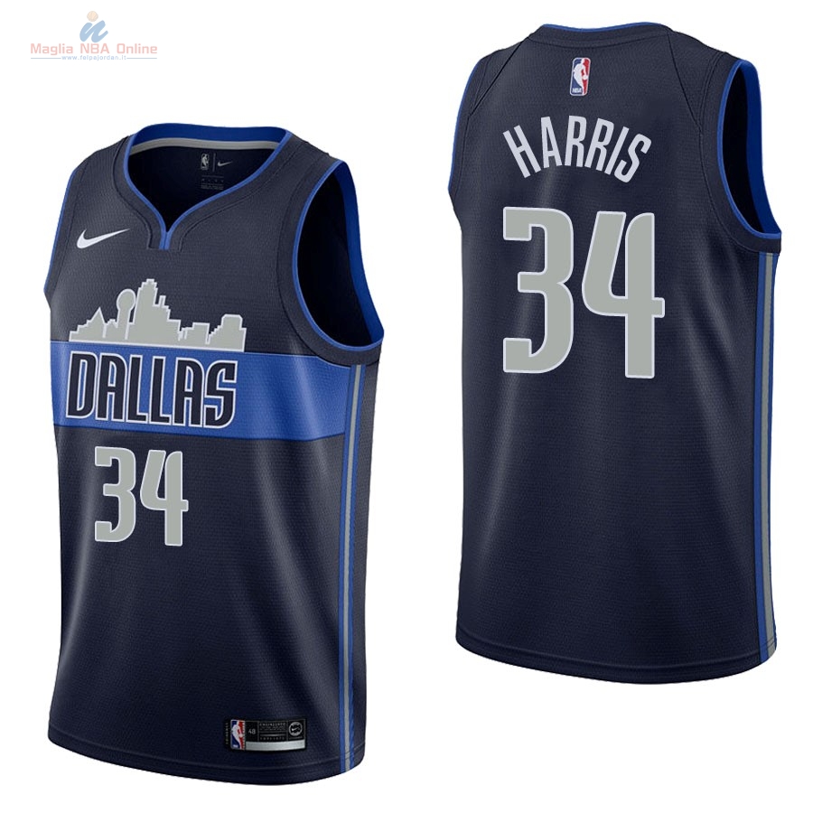 Acquista Maglia NBA Nike Dallas Mavericks #34 Devin Harris Nero Statement