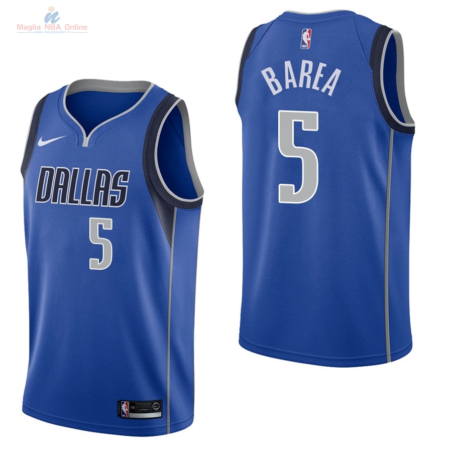 Acquista Maglia NBA Nike Dallas Mavericks #5 J.J. Barea Blu Icon