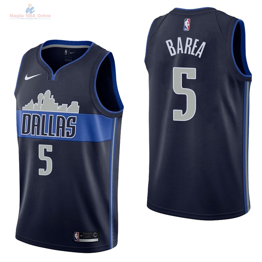 Acquista Maglia NBA Nike Dallas Mavericks #5 J.J. Barea Nero Statement