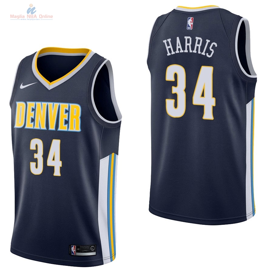 Acquista Maglia NBA Nike Denver Nuggets #34 Devin Harris Marino Città