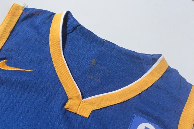 Acquista Maglia NBA Nike Golden State Warriors #30 Stephen Curry Blu