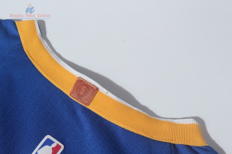Acquista Maglia NBA Nike Golden State Warriors #30 Stephen Curry Blu