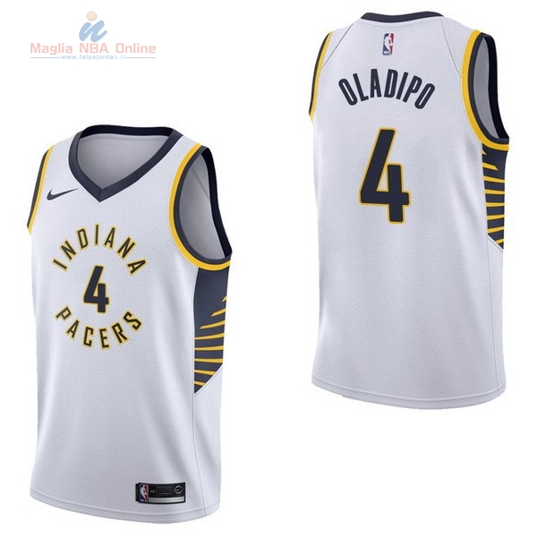 Acquista Maglia NBA Nike Indiana Pacers #4 Victor Oladipo Bianco Association