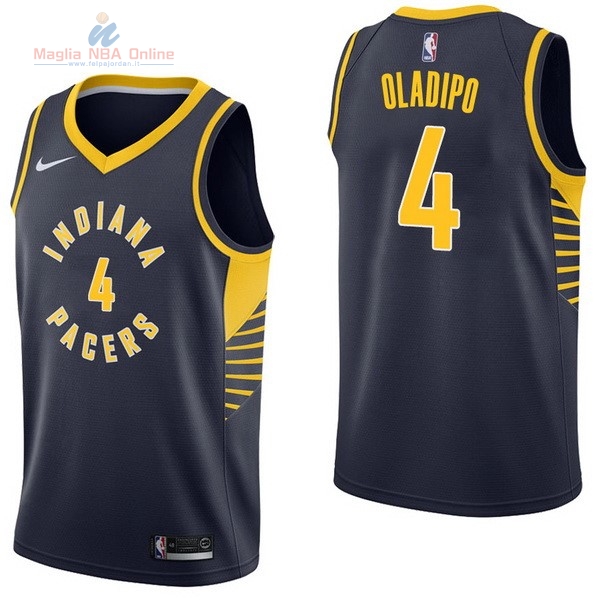 Acquista Maglia NBA Nike Indiana Pacers #4 Victor Oladipo Marino Icon