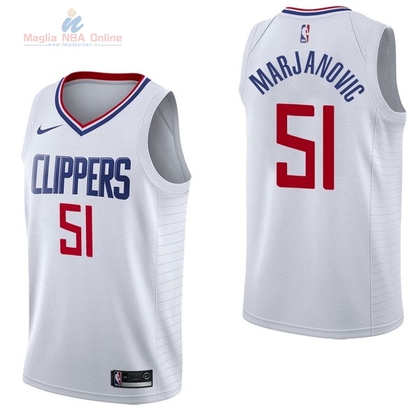 Acquista Maglia NBA Nike Los Angeles Clippers #51 Boban Marjanovic Bianco Association