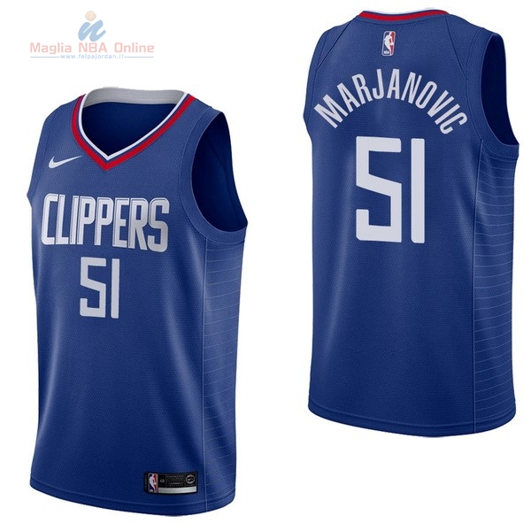 Acquista Maglia NBA Nike Los Angeles Clippers #51 Boban Marjanovic Blu Icon