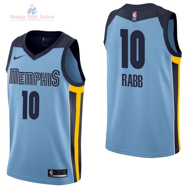 Acquista Maglia NBA Nike Memphis Grizzlies #10 Ivan Rabb Blu Statement