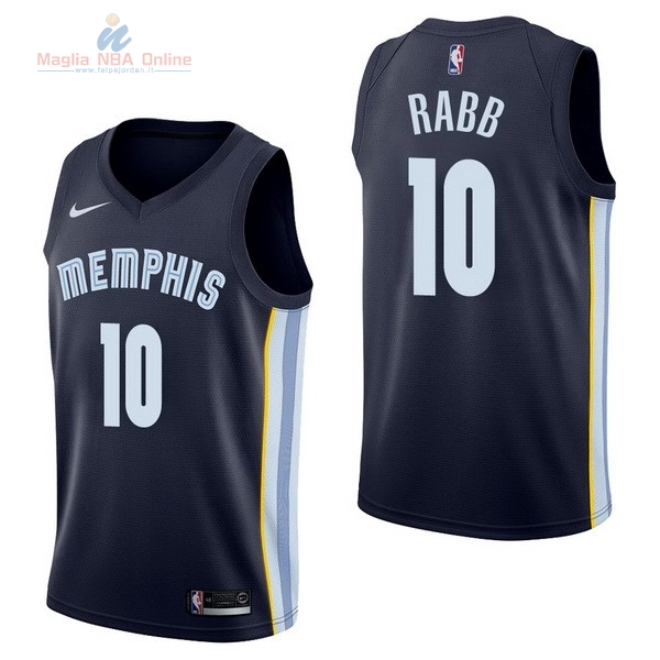 Acquista Maglia NBA Nike Memphis Grizzlies #10 Ivan Rabb Marino Icon