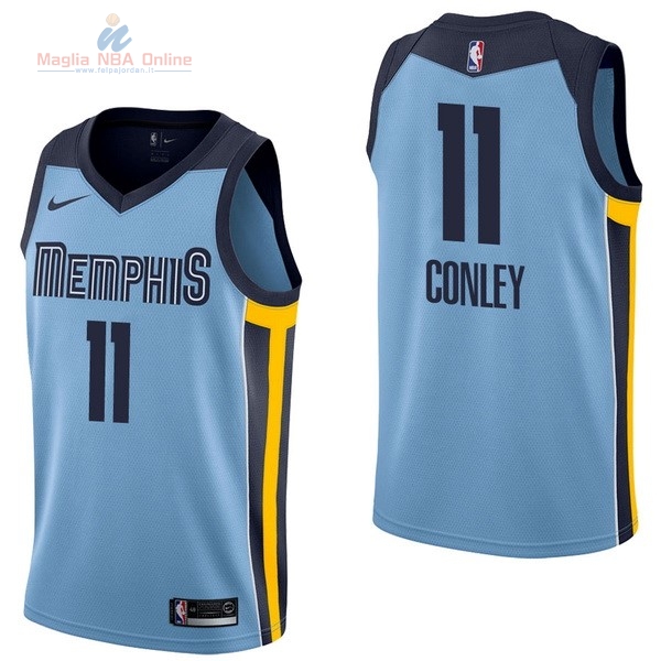 Acquista Maglia NBA Nike Memphis Grizzlies #11 Mike Conley Blu Statement
