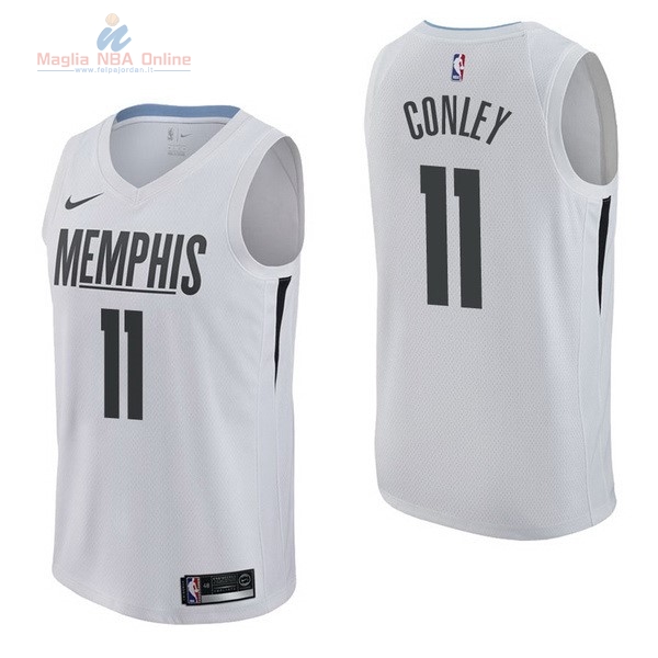 Acquista Maglia NBA Nike Memphis Grizzlies #11 Mike Conley Nike Bianco Città