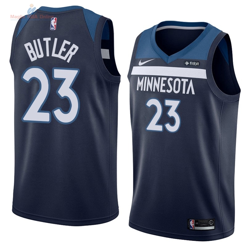 Acquista Maglia NBA Nike Minnesota Timberwolves #23 Jimmy Butler Marino