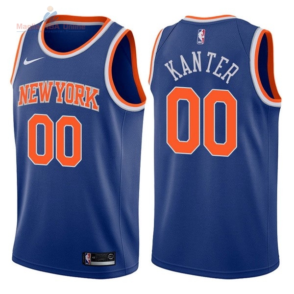 Acquista Maglia NBA Nike New York Knicks #0 Enes Kanter Blu Icon