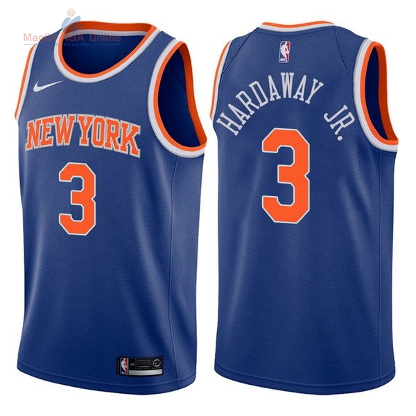 Acquista Maglia NBA Nike New York Knicks #3 Tim Hardaway Jr Blu Icon