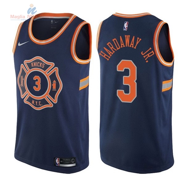 Acquista Maglia NBA Nike New York Knicks #3 Tim Hardaway Jr Nike Blu Città
