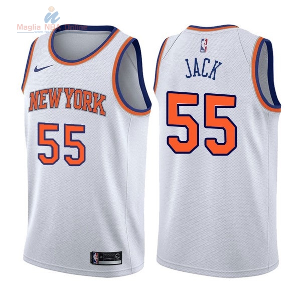 Acquista Maglia NBA Nike New York Knicks #55 Jarrett Jack Bianco Association