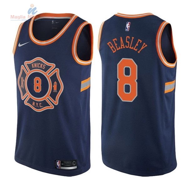 Acquista Maglia NBA Nike New York Knicks #8 Michael Beasley Nike Blu Città