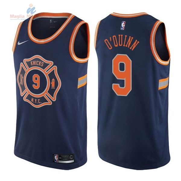 Acquista Maglia NBA Nike New York Knicks #9 Kyle O'Quinn Nike Blu Città